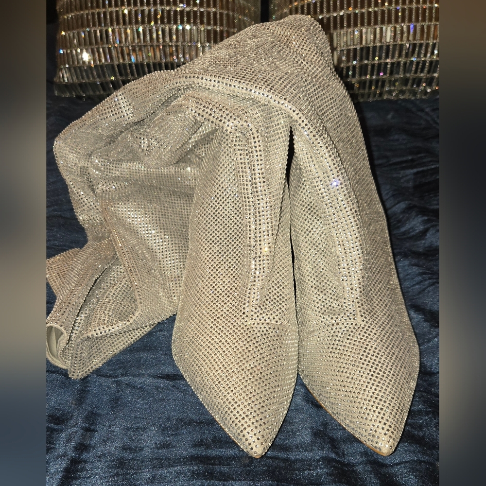 Aldo Gold Over the Knee Boots